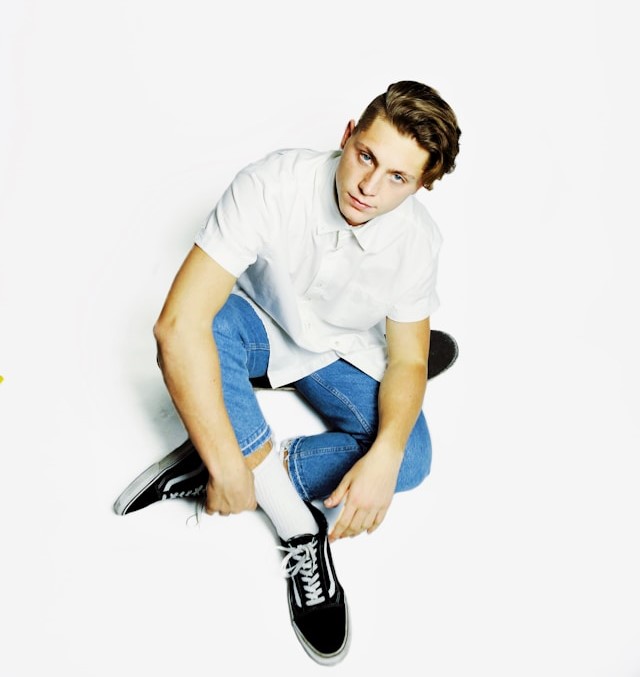 男性モデルの写真